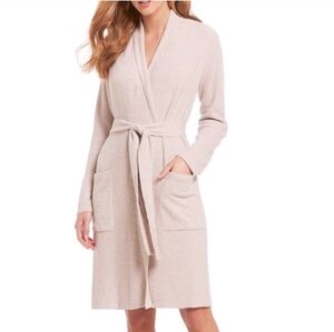 Barefoot Dreams Beige Belted Cardigan